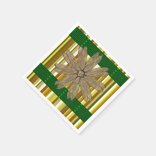 Paper Napkins Floral Serviette (Ecke)