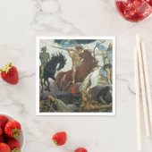Paper Napkins Four Horsemen Apokalypse Vasnetsov Serviette (Beispiel)
