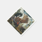 Paper Napkins Four Horsemen Apokalypse Vasnetsov Serviette (Ecke)