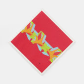 Paper Napkins: Freude am Frühling Serviette (Ecke)