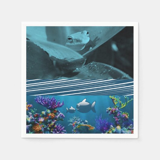 Paper Napkins Frog Serviette (Vorderseite)