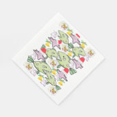 Paper Napkins, Frohe Weihnachtshai Serviette (Ecke)