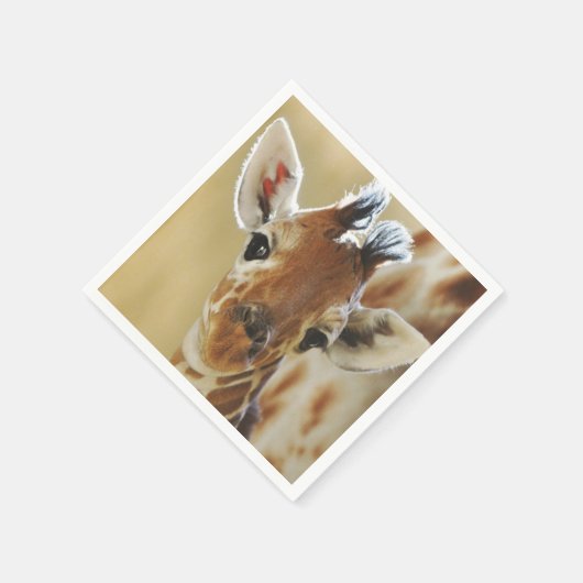 Paper Napkins Giraffe Serviette (Ecke)
