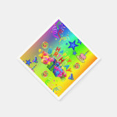 Paper Napkins, glücklich zum Geburtstag Serviette (Ecke)