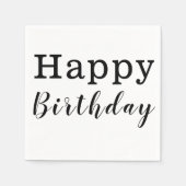 Paper Napkins, glücklich zum Geburtstag Serviette (Vorderseite)