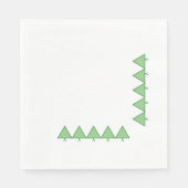 Paper Napkins - Graphic Pine Trees Serviette (Vorderseite)