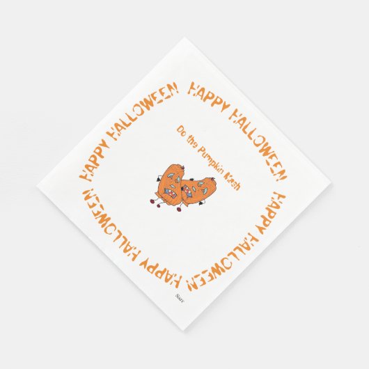 Paper Napkins: Halloween Napkins Serviette (Ecke)
