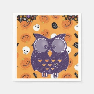Paper Napkins Halloween Serviette