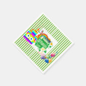 Paper Napkins, Happy Birthday St. Patrick's Day Serviette (Ecke)