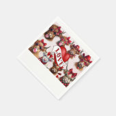 Paper Napkins Happy Valentine's Day Cows Serviette (Ecke)