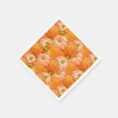 Paper Napkins Harvest Pumpkins Serviette (Ecke)