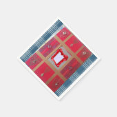 Paper Napkins Heart Serviette (Ecke)