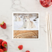Paper Napkins, Husky Serviette (Beispiel)