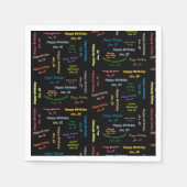 Paper Napkins Januar, 20 Geburtstag Serviette (Vorderseite)