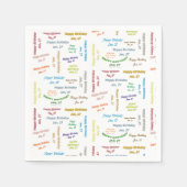 Paper Napkins Januar, 27 Geburtstag Serviette (Vorderseite)