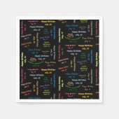 Paper Napkins Juli, 15 Geburtstag Serviette (Vorderseite)