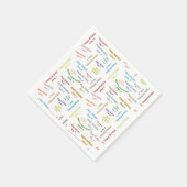 Paper Napkins June, 4, Geburtstag Serviette (Ecke)