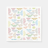 Paper Napkins Juni, 18 Geburtstag Serviette (Vorderseite)