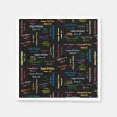 Paper Napkins Juni, 22 Geburtstag Serviette (Vorderseite)