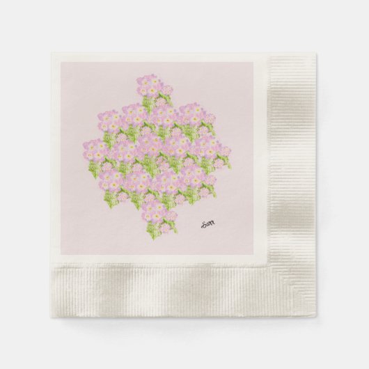 Paper Napkins: Lantana Camara Serviette (Vorderseite)