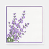 Paper Napkins-Lavender Napkins Serviette (Vorderseite)