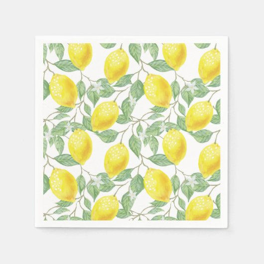 Paper Napkins-Lemons Serviette (Vorderseite)
