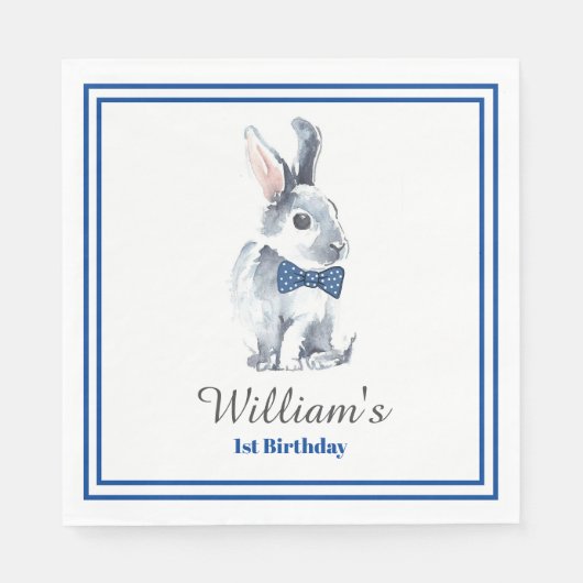 Paper Napkins - Little Gray Rabbit Serviette (Vorderseite)