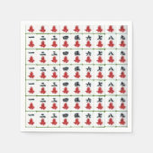 Paper Napkins, Mahjong Napkins Serviette (Vorderseite)