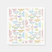 Paper Napkins Mai, 20 Geburtstag Serviette (Vorderseite)