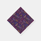 Paper Napkins März, 15 Geburtstag Serviette (Ecke)