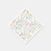 Paper Napkins März, 17 Geburtstag Serviette (Ecke)