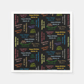 Paper Napkins März, 24 Geburtstag Serviette (Vorderseite)