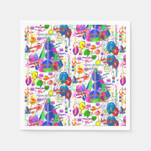 Paper Napkins März, 27 Geburtstag Serviette