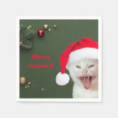 Paper Napkins, Merry Hissmas wünscht Serviette (Vorderseite)