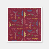 Paper Napkins November, 13 Geburtstag Serviette (Vorderseite)