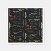 Paper Napkins November, 22 Geburtstag Serviette (Vorderseite)