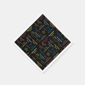 Paper Napkins Oktober, 10 Geburtstag Serviette (Ecke)