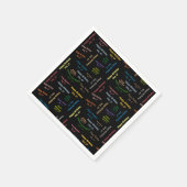 Paper Napkins Oktober, 17 Geburtstag Serviette (Ecke)