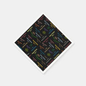 Paper Napkins Oktober, 7 Geburtstag Serviette (Ecke)