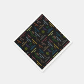 Paper Napkins Oktober, 8 Geburtstag Serviette (Ecke)