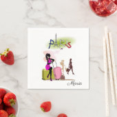 Paper Napkins, Paris Frankreich Urlaub Serviette (Beispiel)