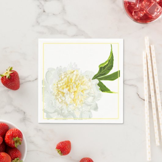Paper Napkins-Peony Serviette (Beispiel)
