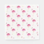 Paper Napkins-Pink Flamingos Serviette (Vorderseite)