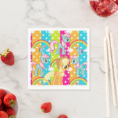 Paper Napkins Pony Serviette (Beispiel)