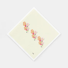 Paper Napkins: Poppy-Blume Serviette