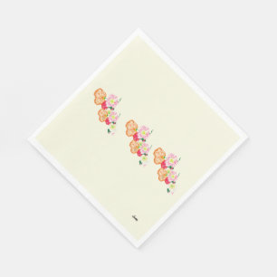 Paper Napkins: Poppy-Blume Serviette