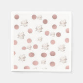Paper Napkins, Rose Live Lagh Liebe Serviette (Vorderseite)