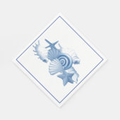 Paper Napkins-Seashells Serviette (Ecke)