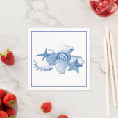 Paper Napkins-Seashells Serviette (Beispiel)