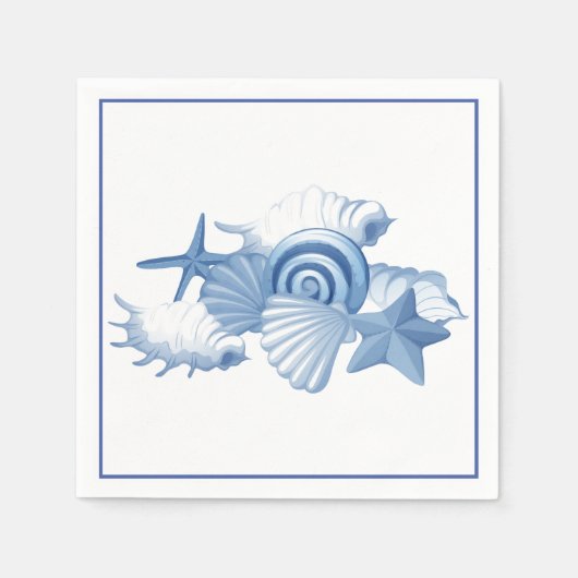 Paper Napkins-Seashells Serviette (Vorderseite)